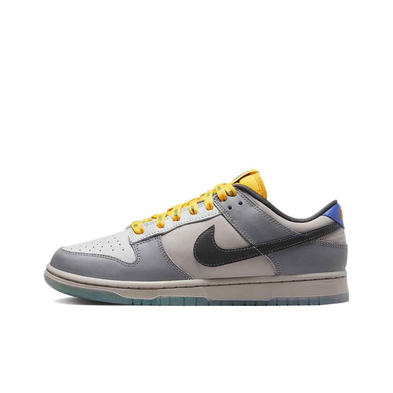 Nike Dunk 'North Carolina A&T' Leather Low top Skateboard Shoes Men's Gray White DR6187-001