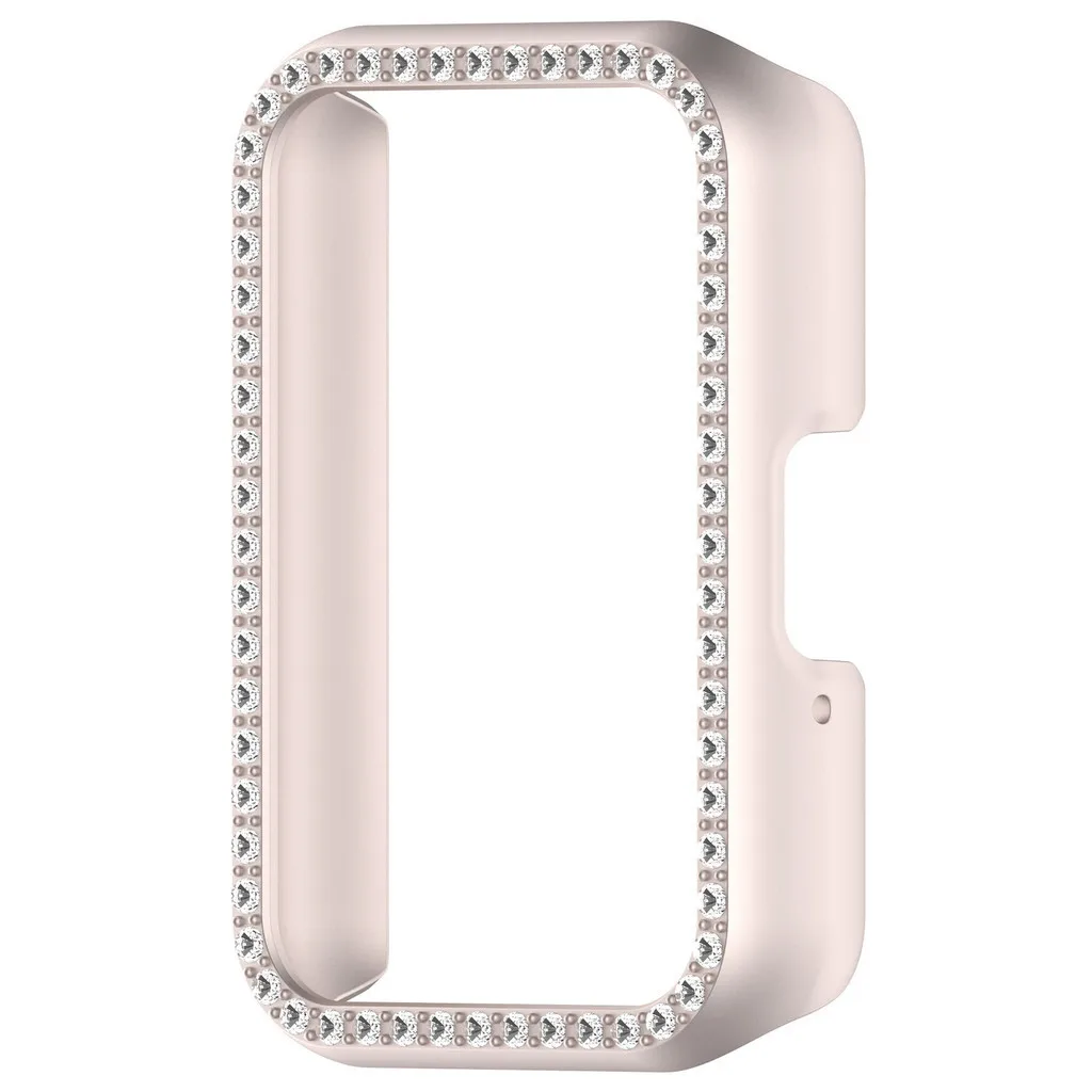 Diamond Protective Case for Samsung Galaxy Fit 3 Hollow Cover Protector PC Shell for Galaxy Fit3 Fashionable Accessories