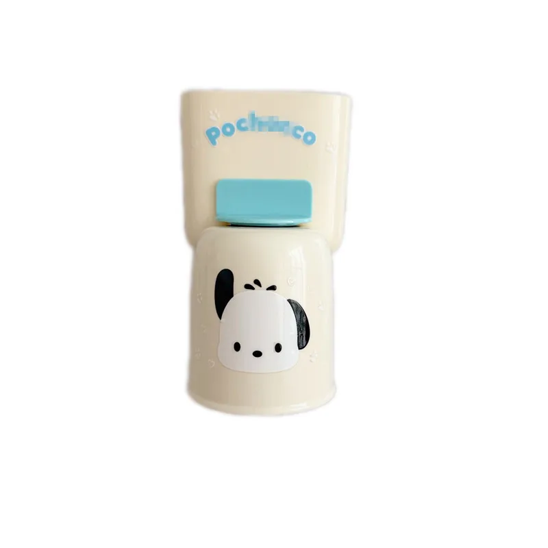 Kuromi Toothbrush Holder Cute Drainable Wall Mounted Rinse Cup Home Bathroom Storage Container For Toothpaste Toothbrush Comb - view 6