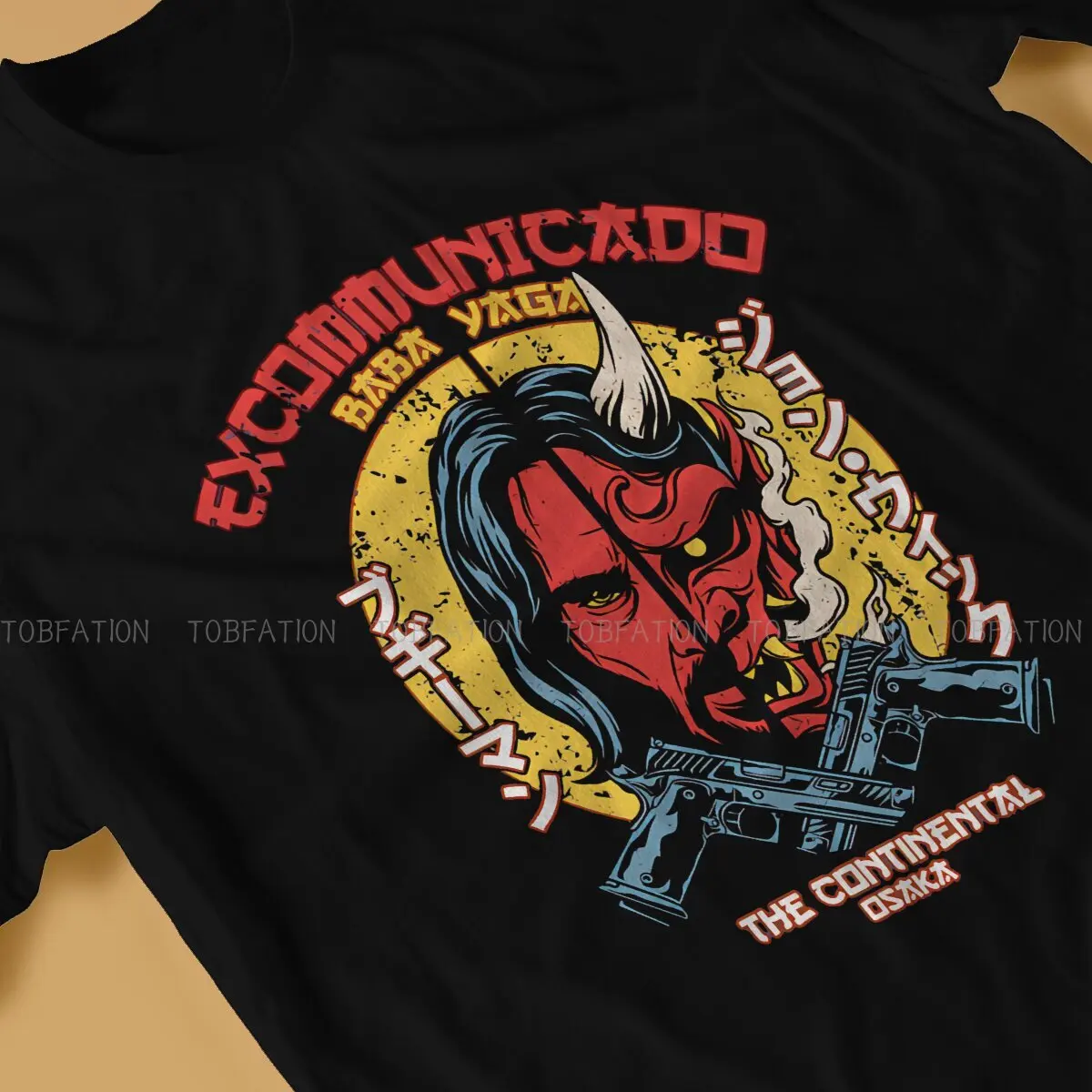 Excommunicado The Continental Man\'s TShirt John Wick Film Crewneck Short Sleeve 100% Cotton T Shirt Funny High Quality Gift Idea