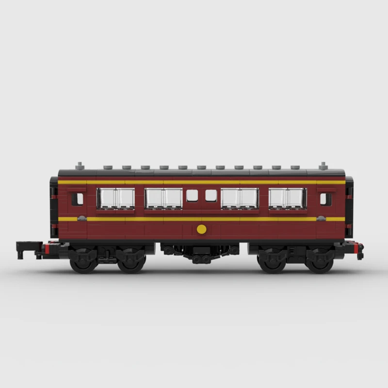 528PCS MOC city industrial Express Passenger Car wagon trains model DIY creative ideas Child Toy birthday Gift technology Blocks