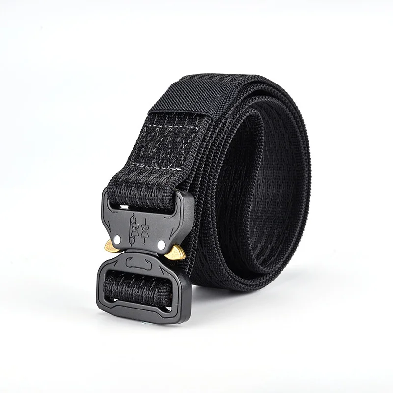 3.7cm Width New Style Luxury Design MenTactical Nylon Belts Breathe Freely Outdoor sport Canvas Belt Combat Strap Waistband