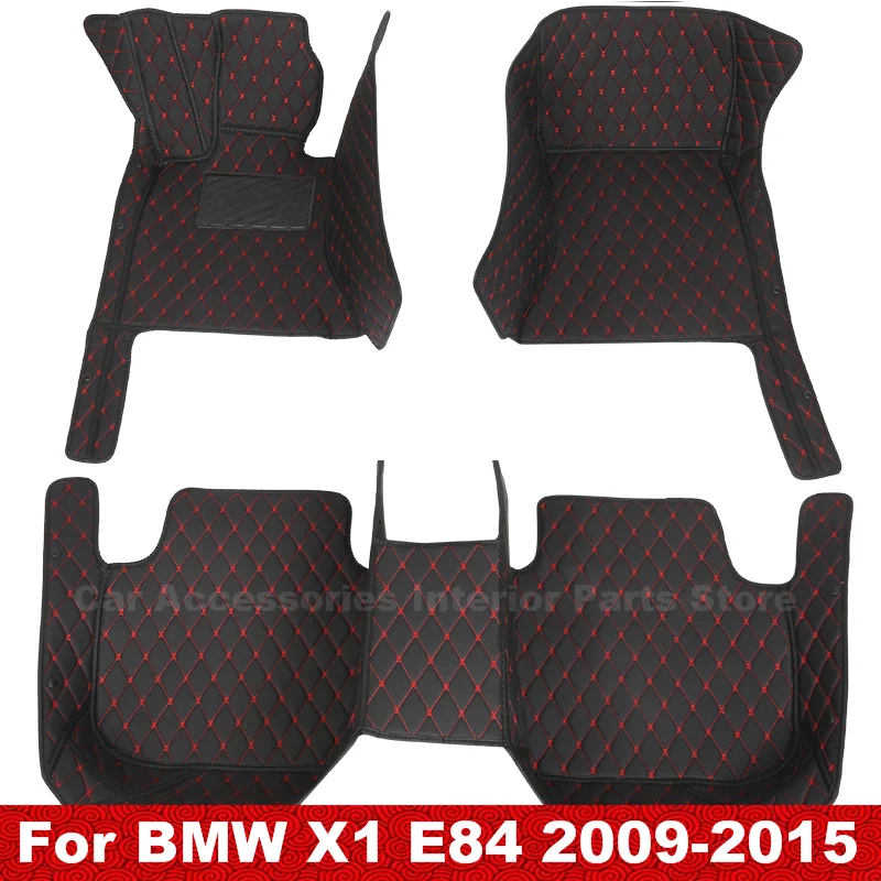 

Автомобильные коврики для BMW X1 E84 2015 2014 2013 2012 2010 2009, автомобильные внутренние коврики на заказ, Защитные Чехлы, Водонепроницаемые кожаные