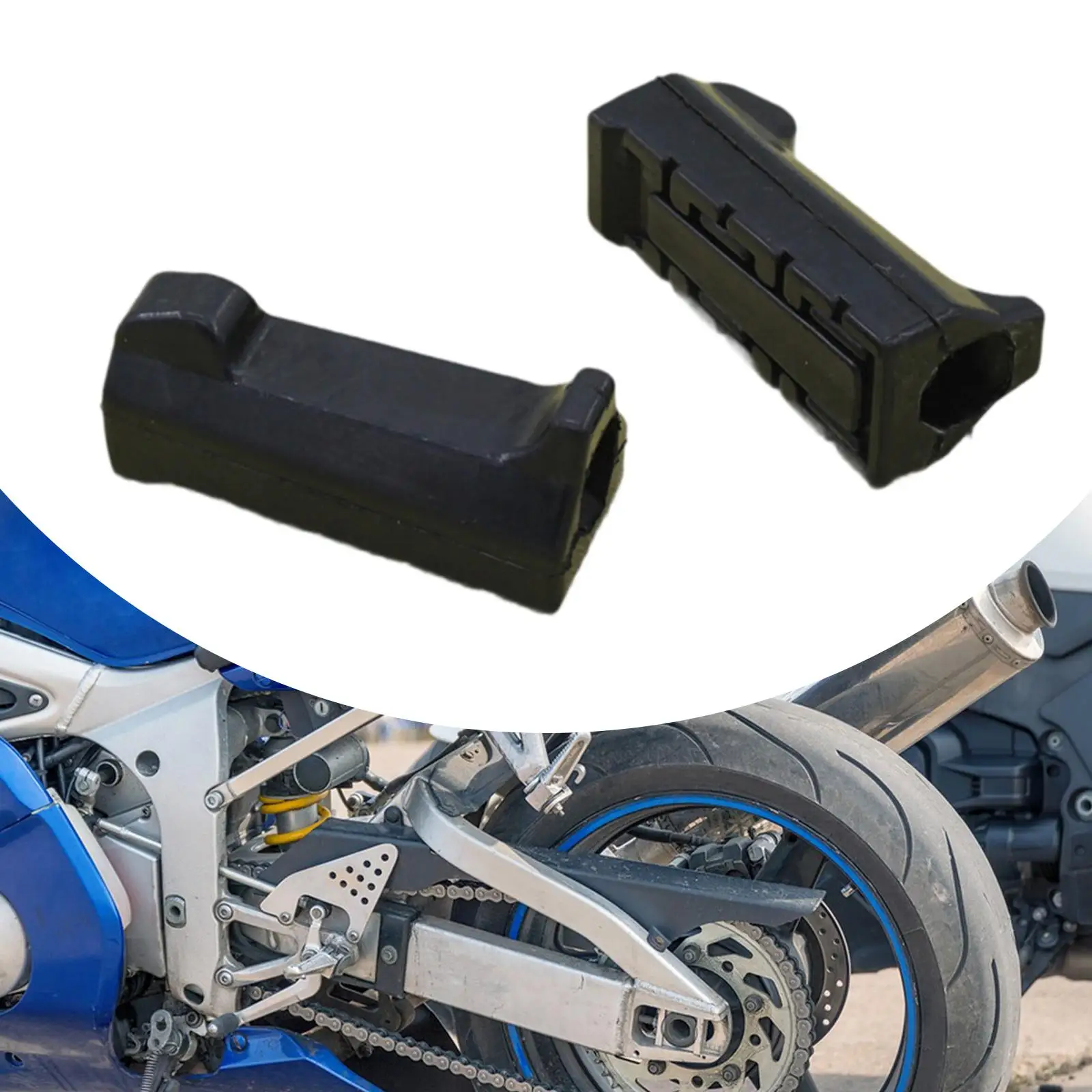 

1 Pair of Motorcycle Foot Pegs Foot Rest Anti Slip Covers for Yamaha