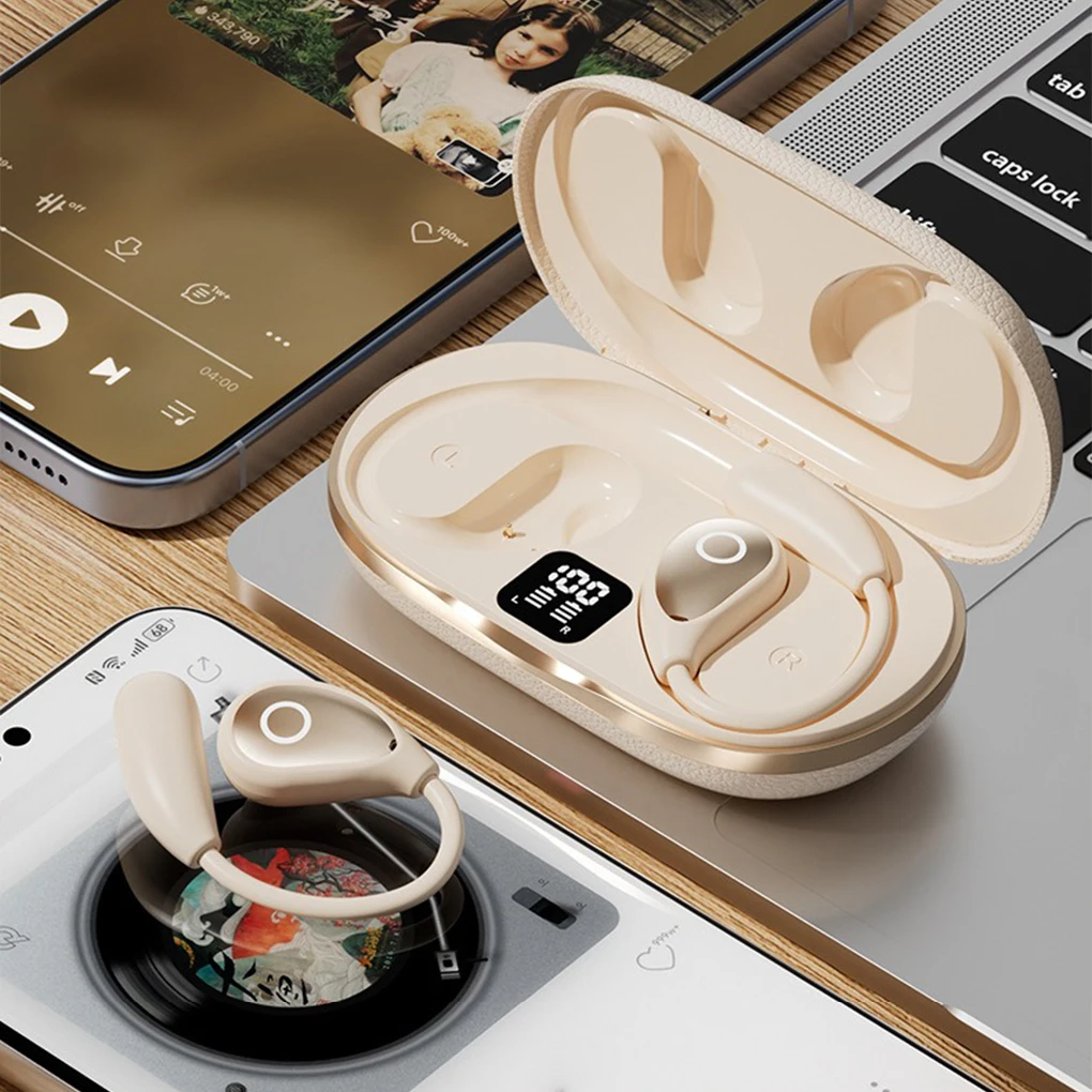Earbuds penerjemah suara HD tahan lama, daya tahan baterai untuk multi-skenario nyaman dipakai