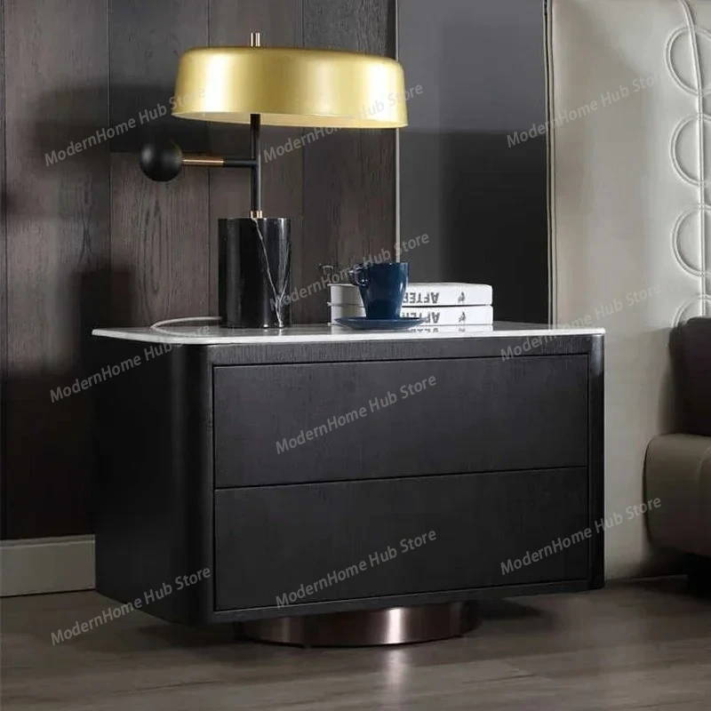 Cheap Bedside Table Elegant Bedroom French Style Furniture Nordic Cabinet Storage Nightstand Night Stand Mesita De Noche Room