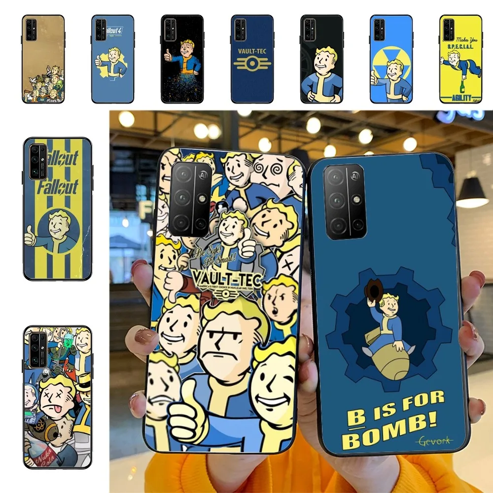 V-Vault-Boy  Phone Case For Huawei Y9 6 7 5 Prime Enjoy 7s 7 8 plus 7a 9e 9plus 8E Lite Psmart Shell