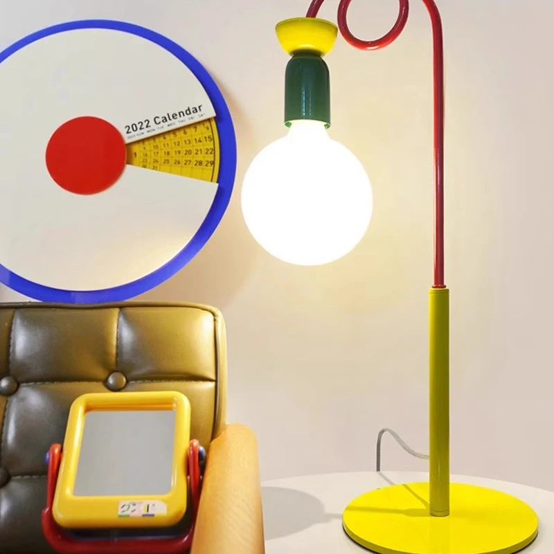 Memphis Art Design LED Creative Glass suspension ceiling chandelier lights,Kids Room Bedroom Floor Lamp room decoration fixture