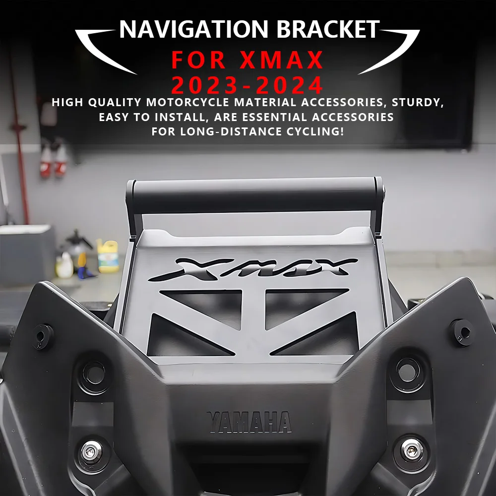 

MTKRACING для YAMAHA XMAX 2023-2024 мотоциклетный навигационный держатель расширительный стержень навигационный кронштейн держатель мобильного телефона аксессуары