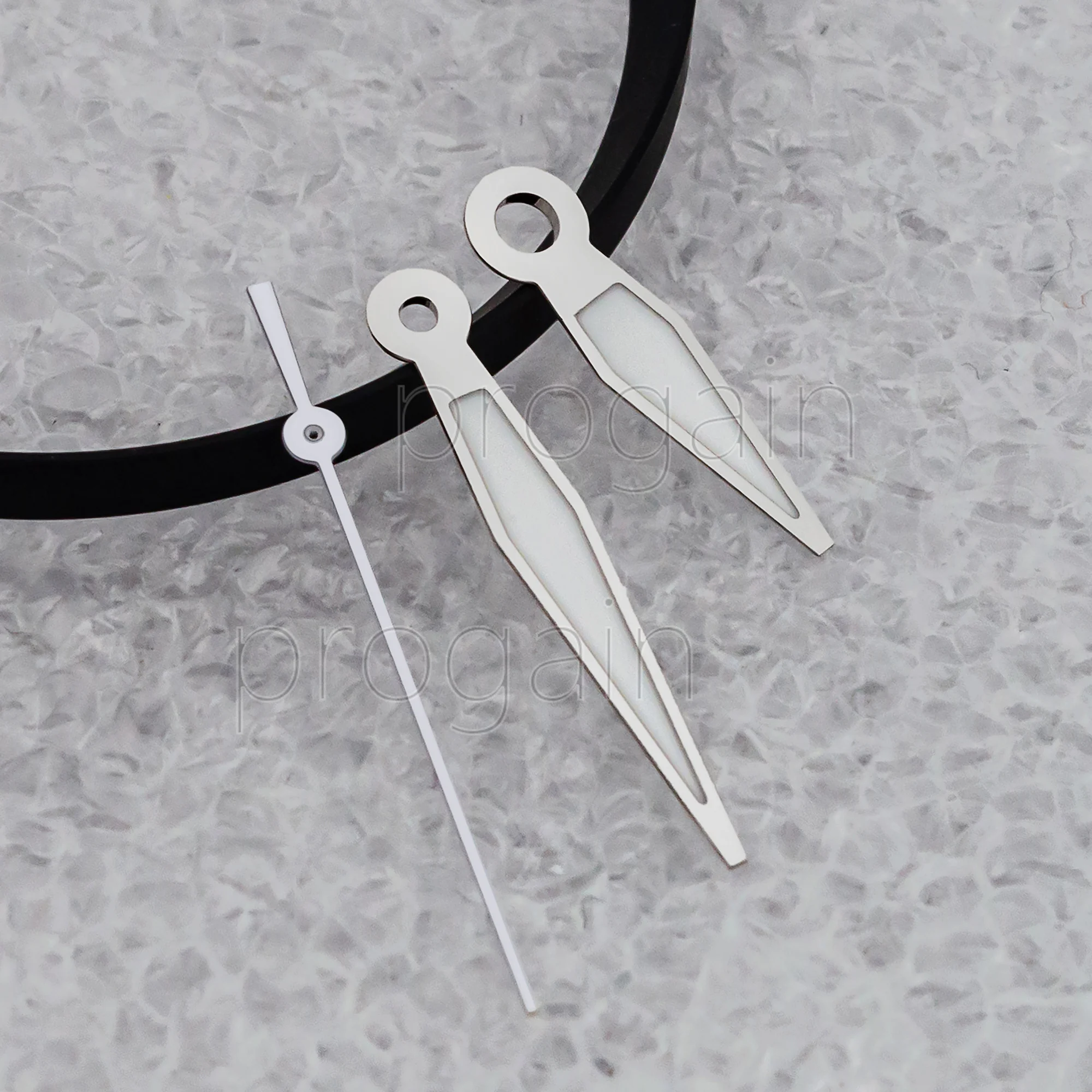 Agujas de reloj NH35, punteros luminosos verdes, manecillas de reloj NH35 para Mark XX fit NH35 NH36, movimiento mecánico Mod NH35