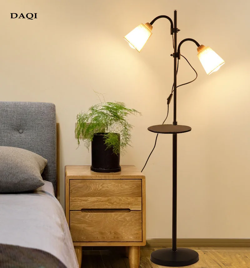 

Modern Nordic painted floor lamps adjustable E27 LED simple retro floor light with 2 colors for living room study bed room hotel