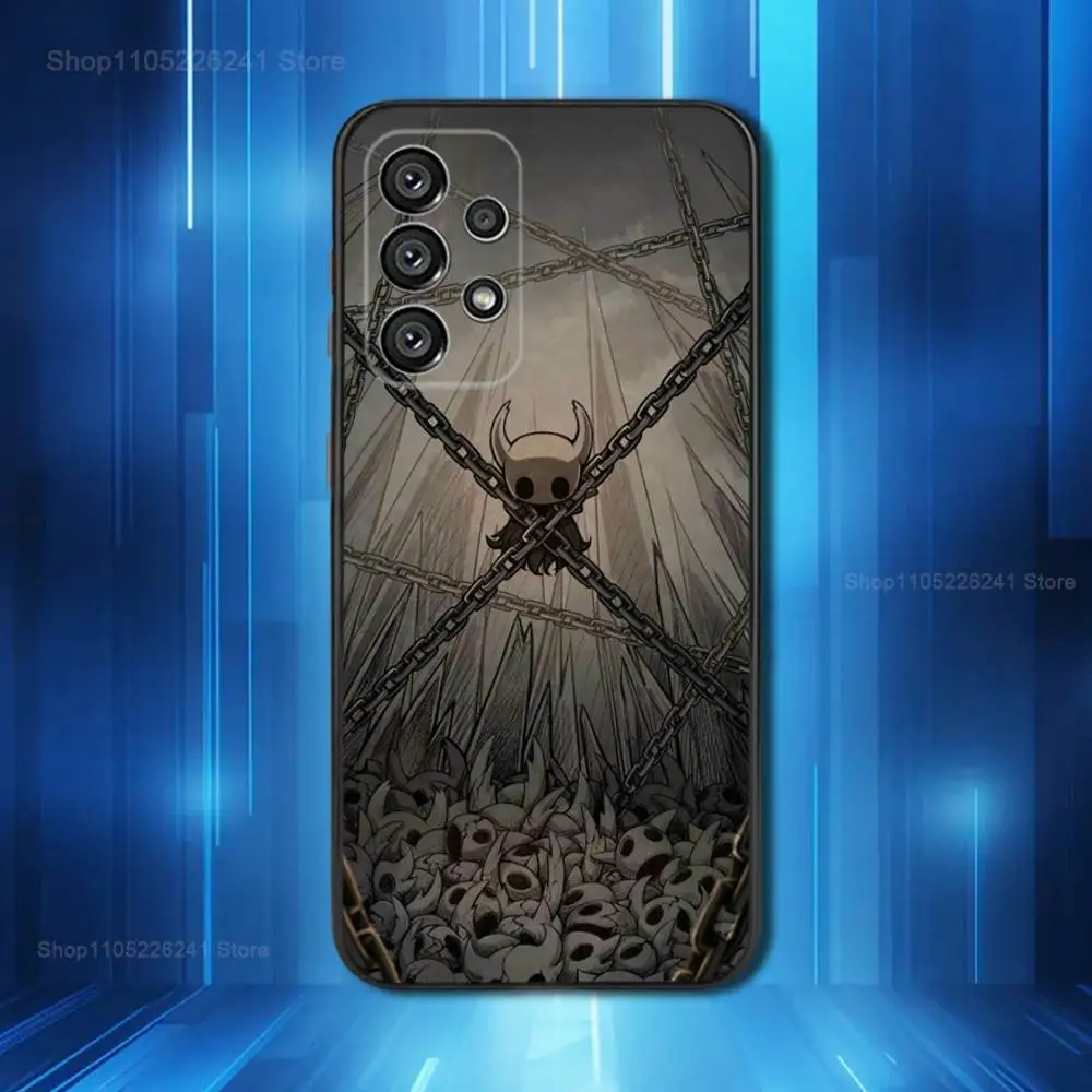 Etui na telefon Cool H-Hollows K-Knight Game z miękkiego czarnego silikonu do Samsung Galaxy A53,31,52,72,41,22,73,32,71,Note,J7,8,9,5G