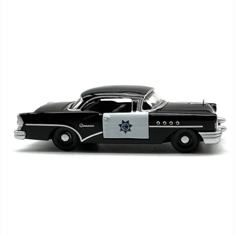 1:87 Scale Diecast Alloy Buick Century 1955 Toys Police Cars Model Classics Adult Collectible Souvenir Gifts Static Display