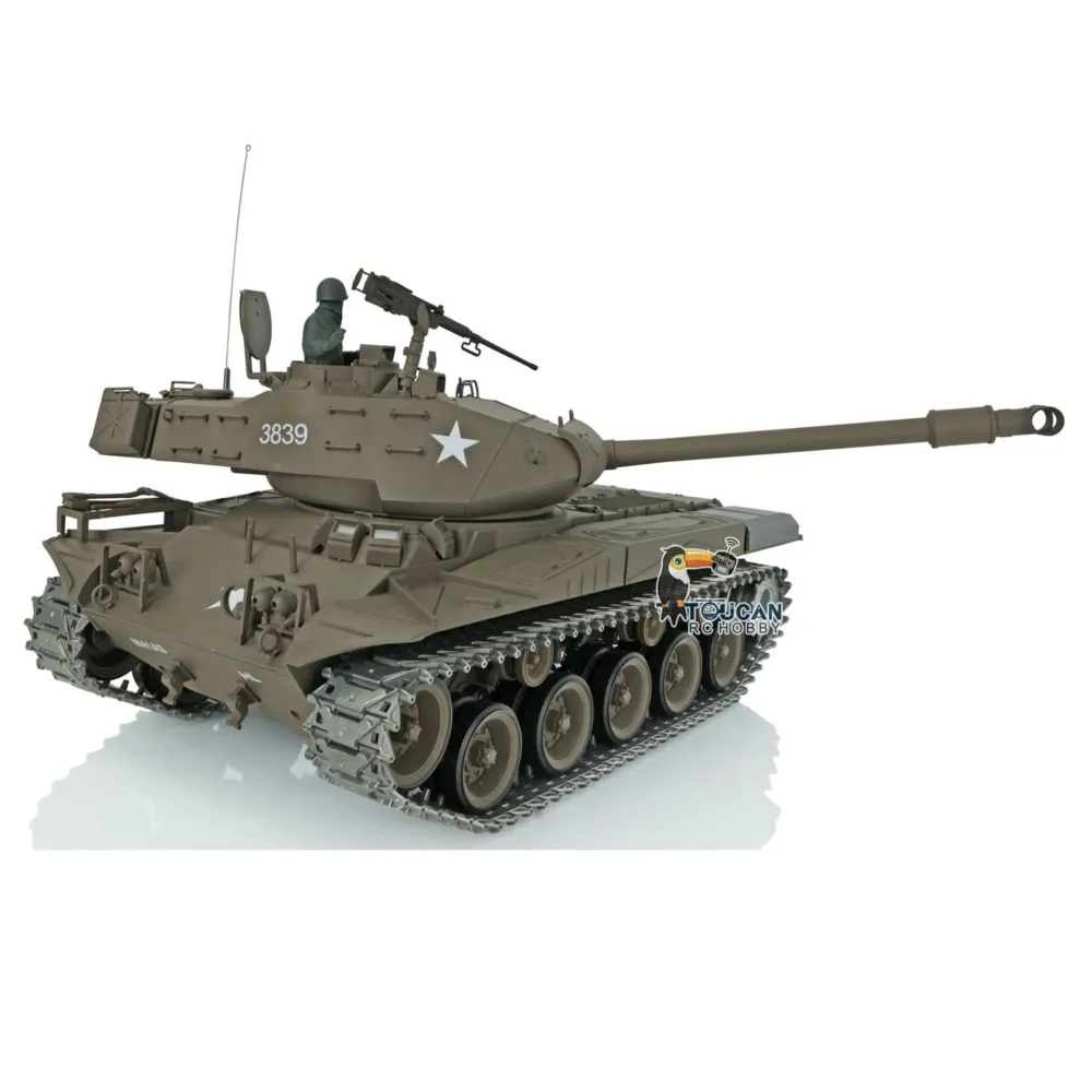 Heng Long 1/16 Scale 7.0 Upgraded Walker Bulldog RTR Radio Controlled Tank 3839 Metal Tracks Panzer TH17326