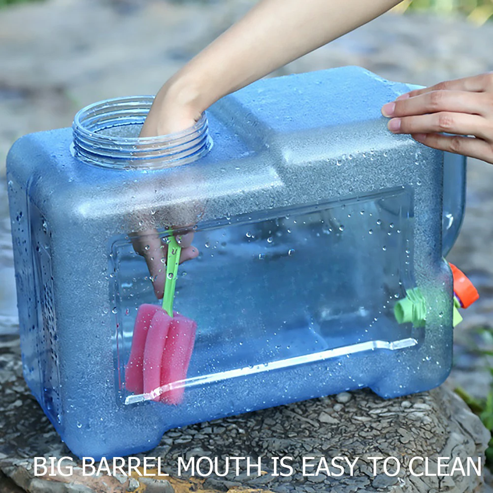 

8L Water Container with Faucet Water Can Bucket Large Capacity Water Bottle Food Grade Water Container Portable Water Container