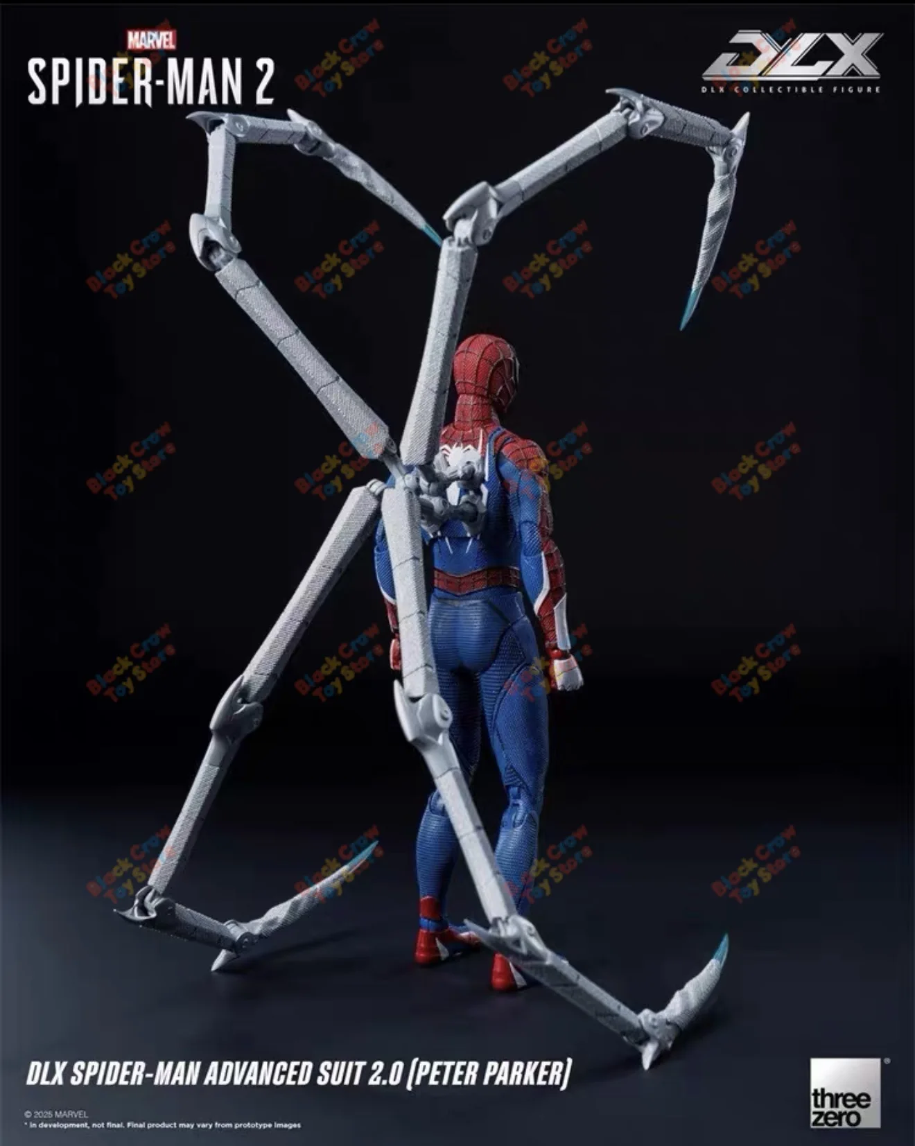 [Coming Soon in Stock] Threezero DLX Spider-Man Deluxe Suit 2.0 1/12 Action Figure, Brand New Authentic, Collectible
