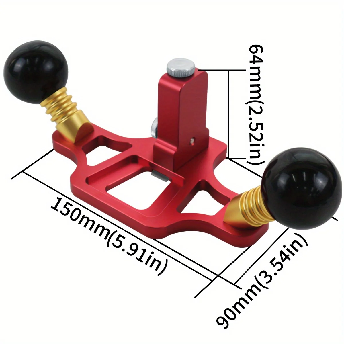 Professional Router Plane with Adjustment Knob - Woodworking Handheld Bottom Cleaning Manual Slotting Edge Trimming Flat Planer