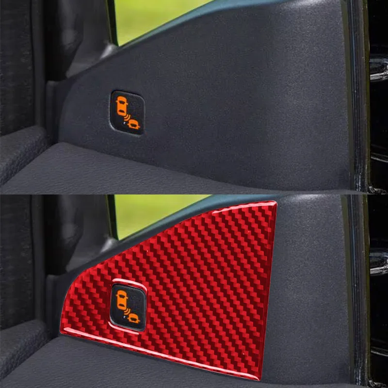 Suitable for 17-20 Mercedes-Benz Ridgeline car interior modification carbon fiber front door left and right A-pillar stickers