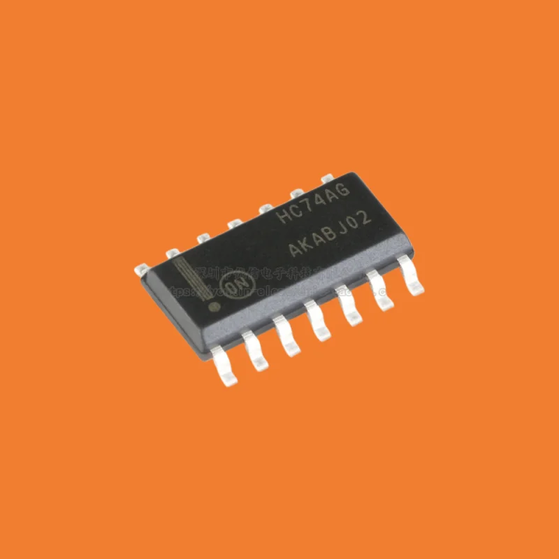 10pcs/Original genuine MC74HC74ADR2G SOIC-14 dual D flip-flop logic chip with set and reset functions