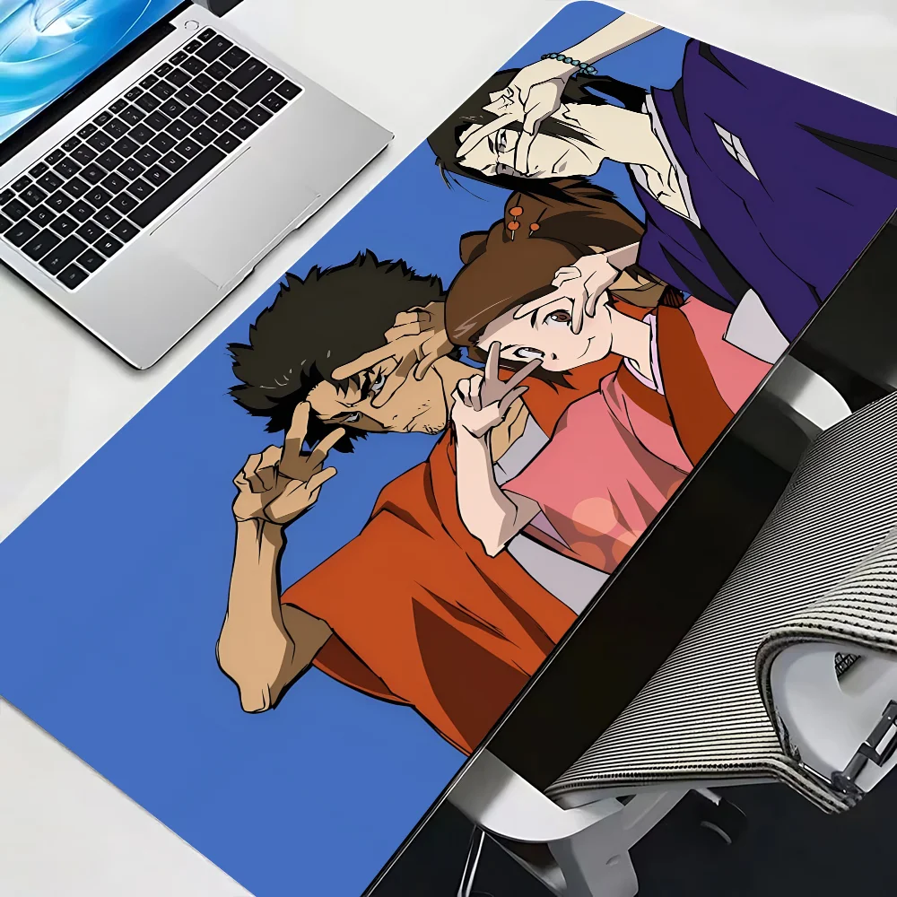 S-Samurai C-Champloo Mousepad Mause Pad Mouses Rug Office Accessories Desk Mat Mousepad Keyboard Gaming Pc Mats Xxl Large Carpet