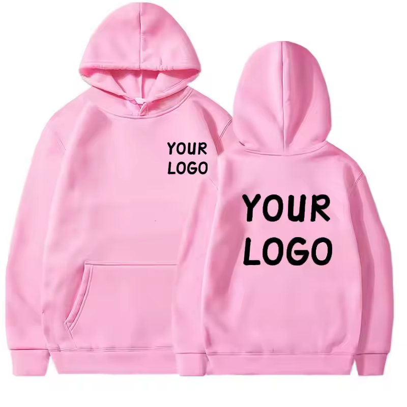 DIY Custom Your Brand LOGO  Men Women Casual Hoodie  Top Solid Color Pullover Street Personality Sweatshirt Custom Gifts - Image 8