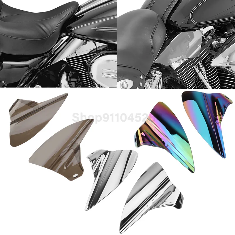 

Motorcycle Heat Air Deflector Saddle Shield For Harley Electra Glides Road Glides Road Kings Street Glides & Trikes 2009-2019