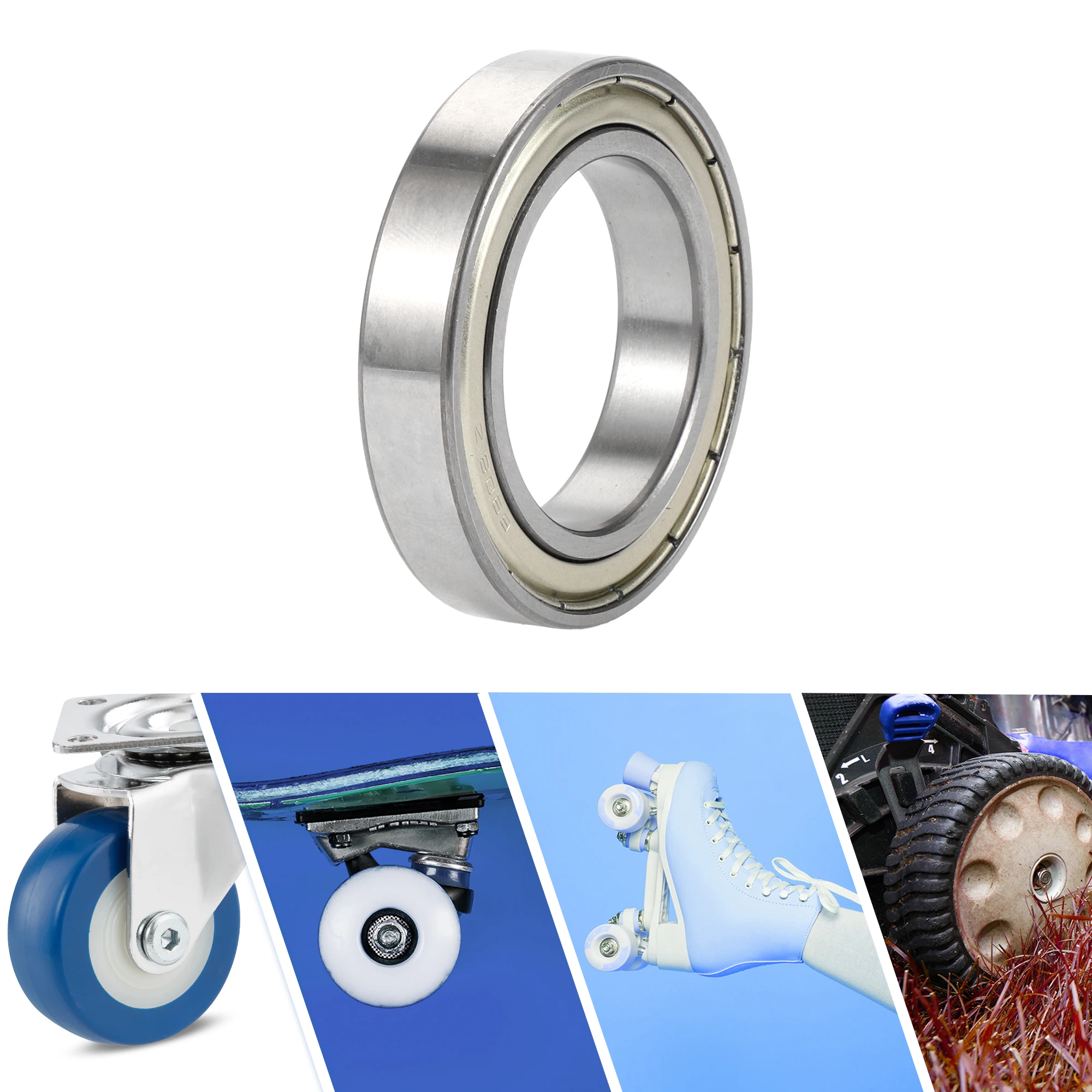Motoforti 6908ZZ Deep Groove Ball Bearings P6 40x62x12mm Lubricated Bearings Double Metal Seal Scooter Skateboard Wheel
