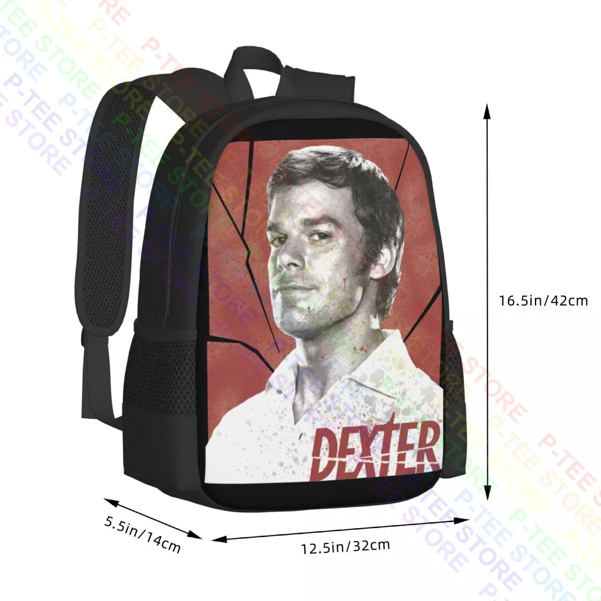 Dexter postermochila de gran capacidad, impresión artística plegable