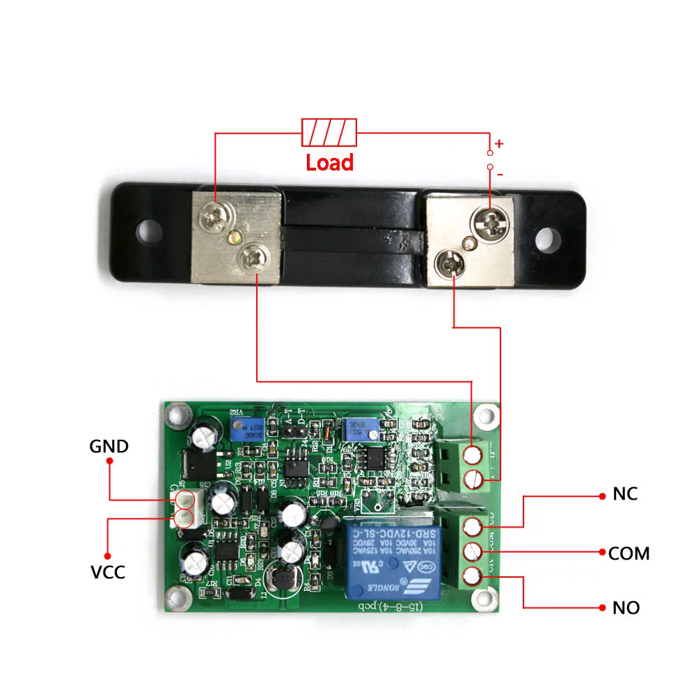 Current Detection Sensor Module DC24V Shunt Overcurrent Protection Short Circuit Protection Linear Output 20 30 50 100 200 300A