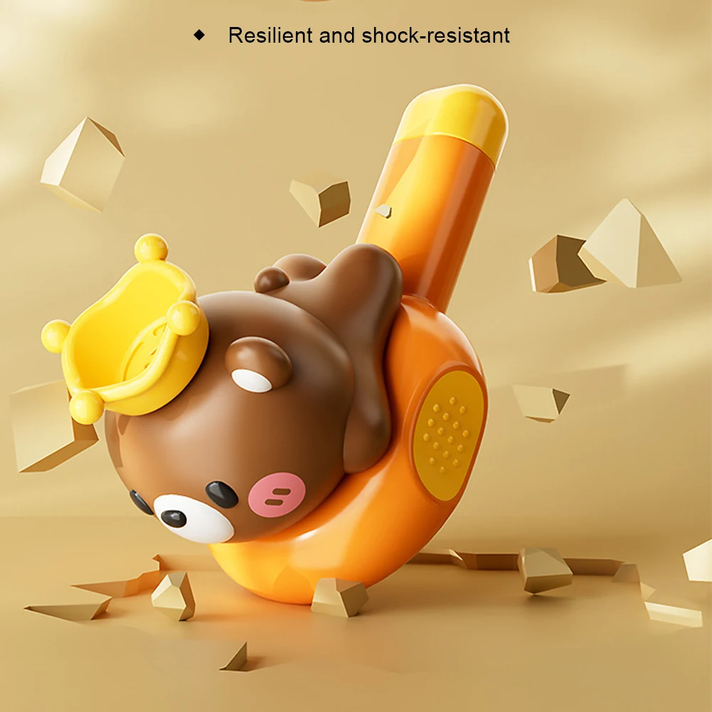 Whale/Bear Children's Blowing Horn Suspended Ball Lung Capacity Boosting Breathing Trainer Creative Stacking Toy