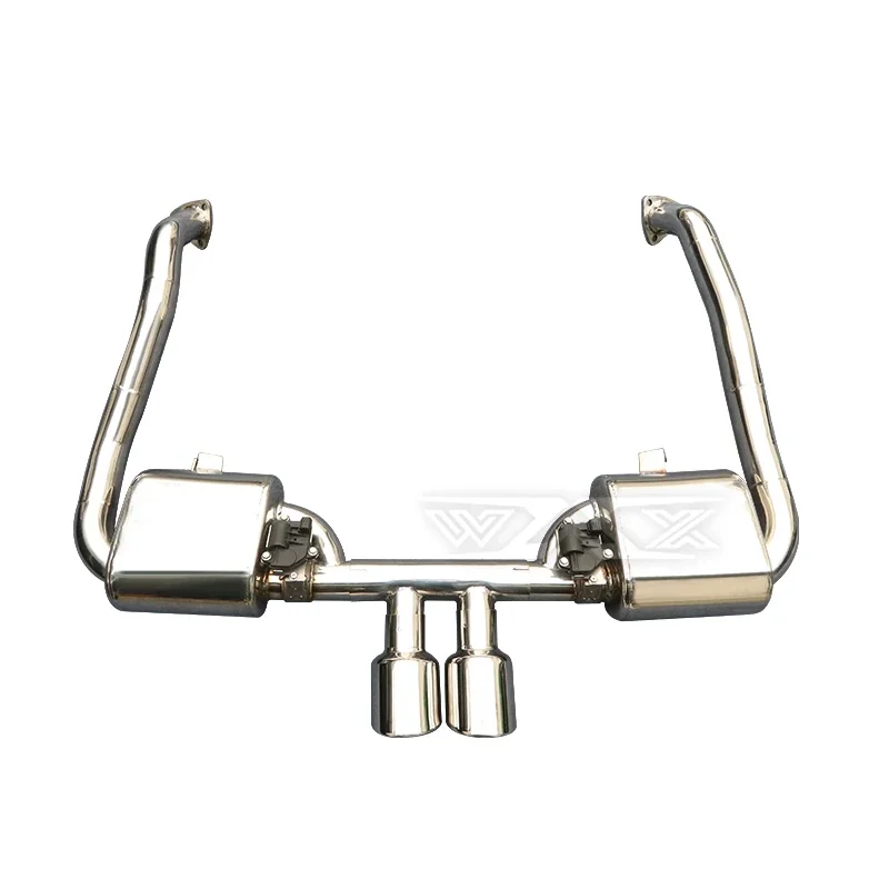 

Performance Catback Muffler Valvetronic Exhaust Downpipe For Cayman Boxster 987 208-2012 Exhaust Muffler with Tips