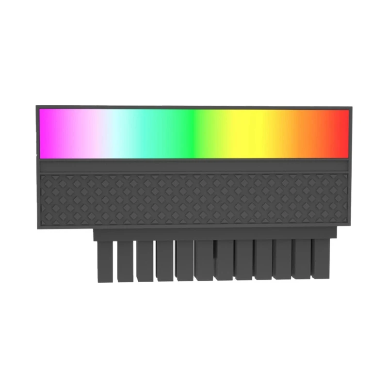 ATX 24 Pin To 90 Degree Adapter 5V 3-Pin ARGB Motherboard Power Supply Cable Modular DIY Mounting Accessessory