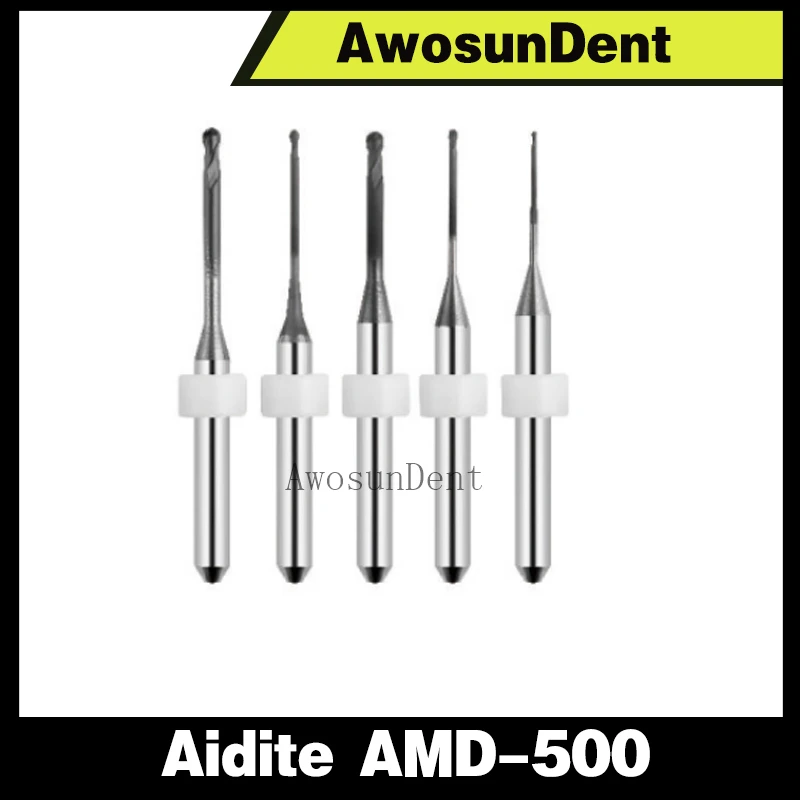 

DC Coating Aidite AMD500 Milling Machine Diamond Coating Bur Dental Lab Cutter Cutting Burs For CAD/CAM Zirconi Block PMMA