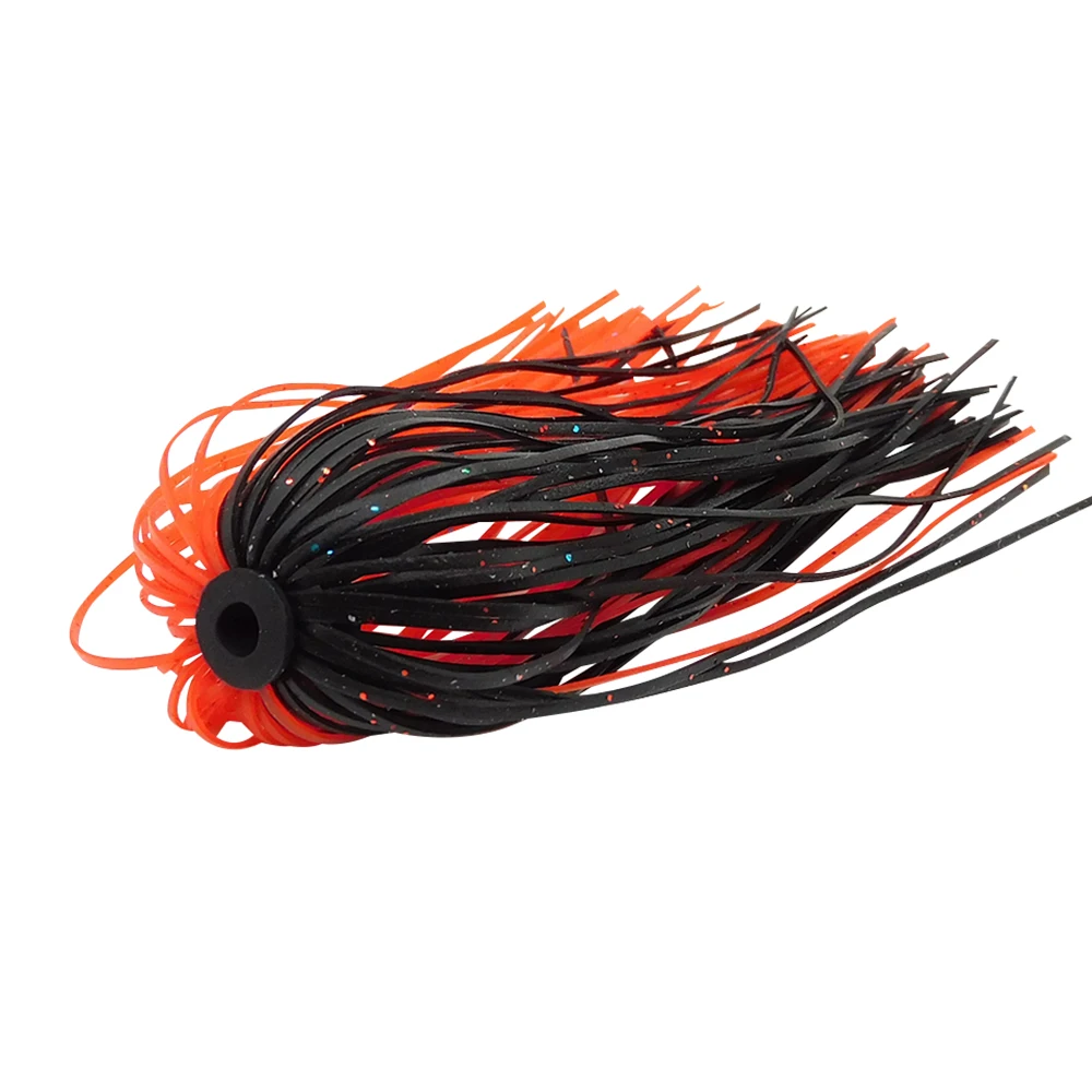 KESFISHING Silikonrock, 5 Stück, weicher Köder, Jigkopf, Angelzubehör für Haken, Metall-Jig, viele schöne blinkende Farben – Detail 3
