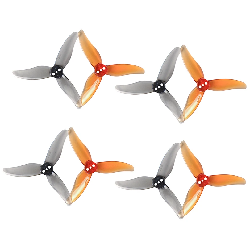 

20Pairs Gemfan Hurricane 2520 2X3 64mm 3-Blade CW CCW PC Propeller 1.5MM Hole for FPV Freestyle 2inch Micro Indoor RC FPV Drones