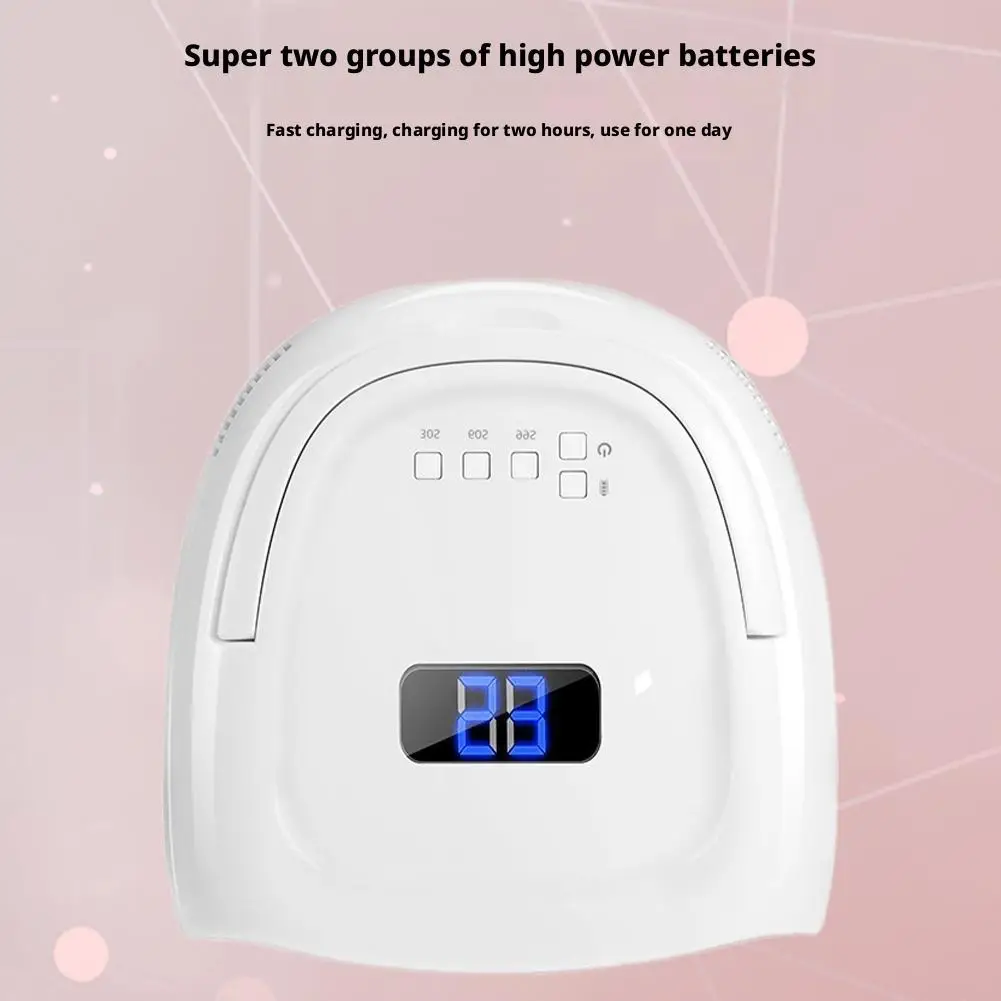 Wiederaufladbare Nagel Lampe Drahtlose Gel Lack Trockner Maniküre Cordless Lampen Lampe LED Pediküre Licht UV Nagel U5T6