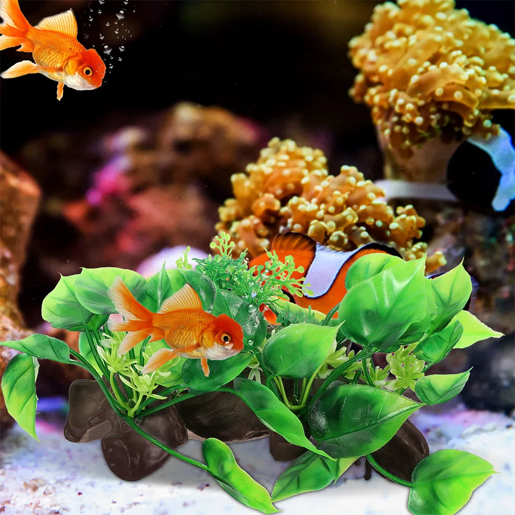 

2 Pcs Betta Decorations Tank Aquarium Decoration Fish Tank Aquarium Grass Plants Plants Pet Betta Fish Supplies Toy