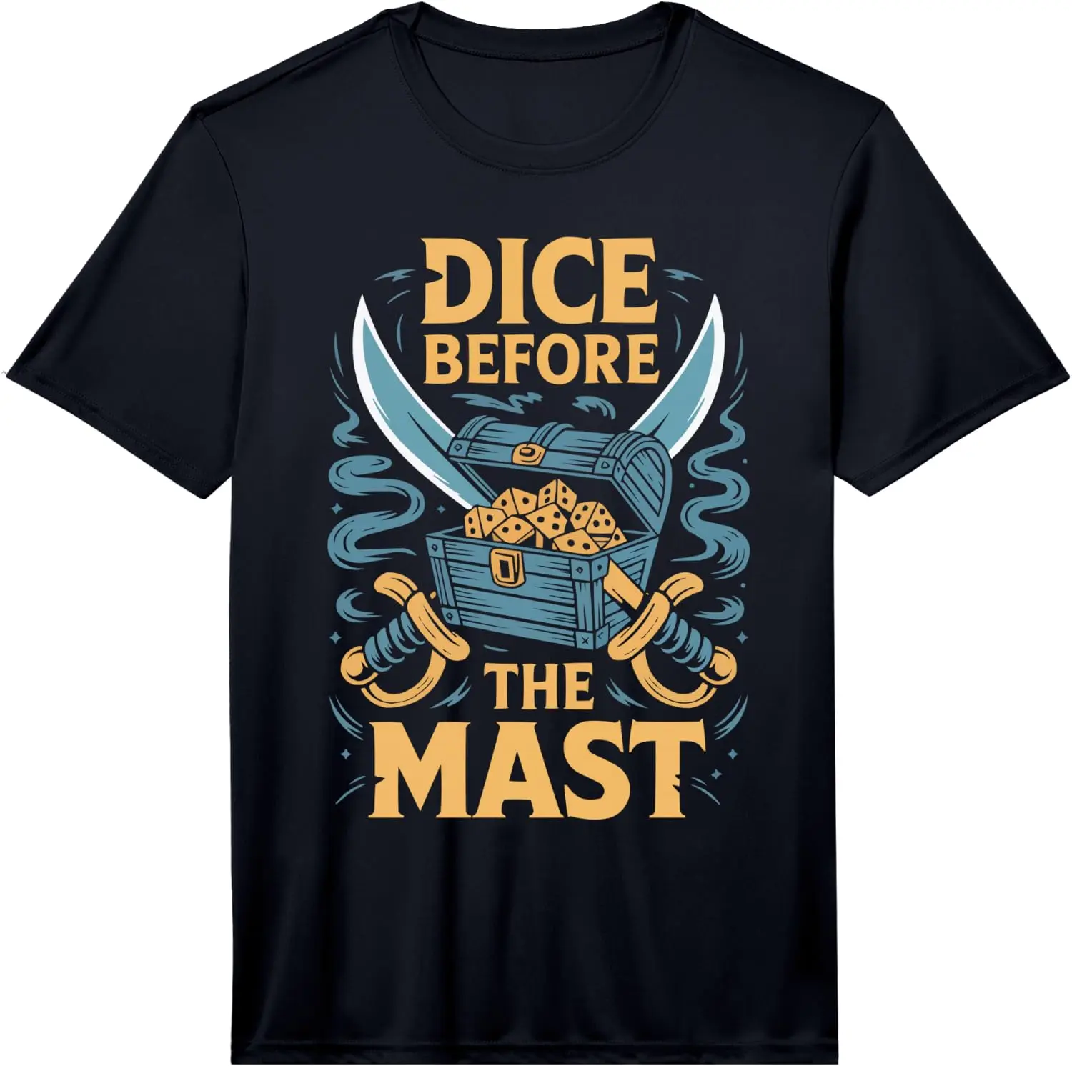 Mens RPG Master D20 Role Playing Board Game Funny Gaming Performance T-Shirt 100% Cotton Trendy Y2K Short-Sleeve Tee – Soft,