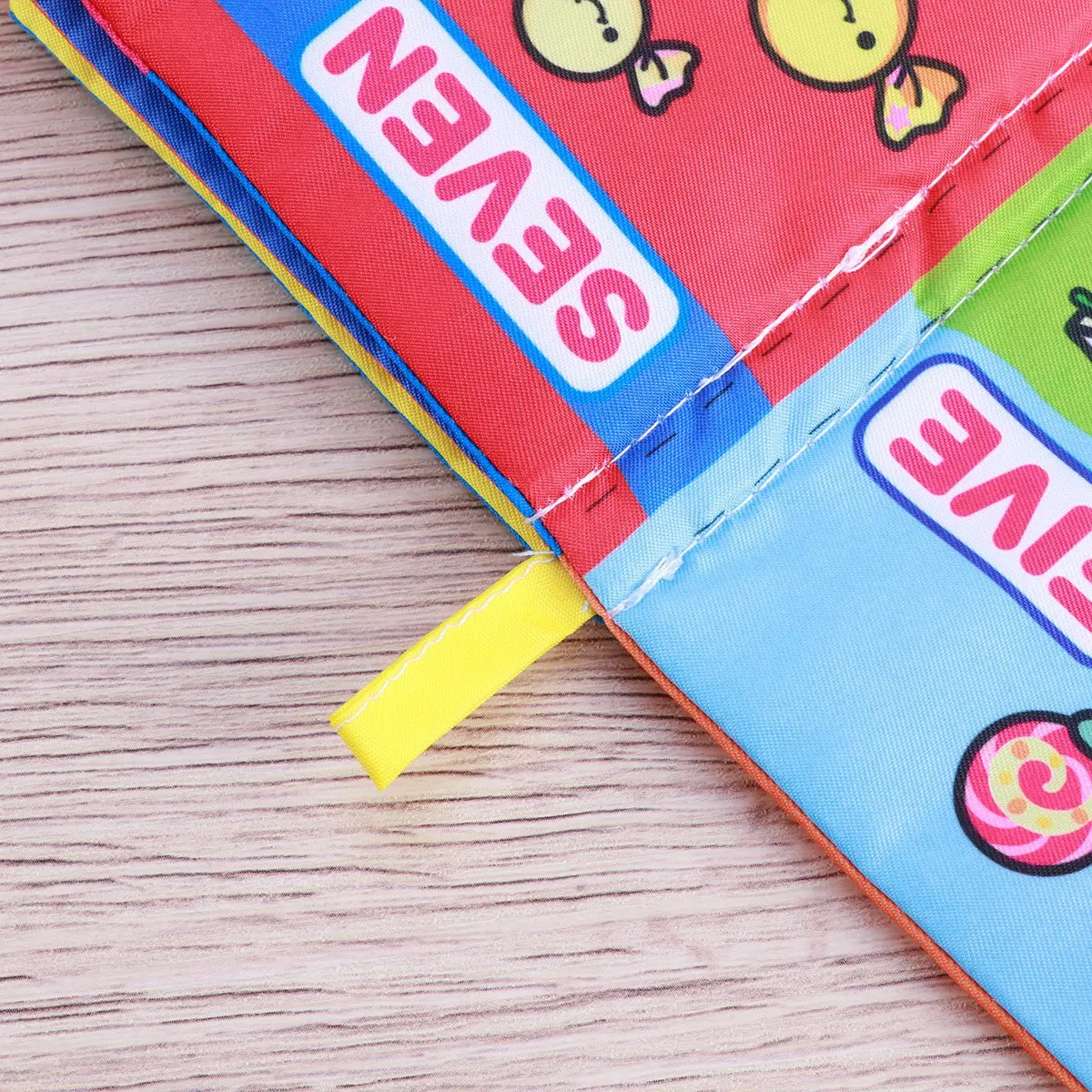 

Early Education Baby Cloth Books Durable Soft Pages Colorful Photographs First Book Learning Skills Infant Books