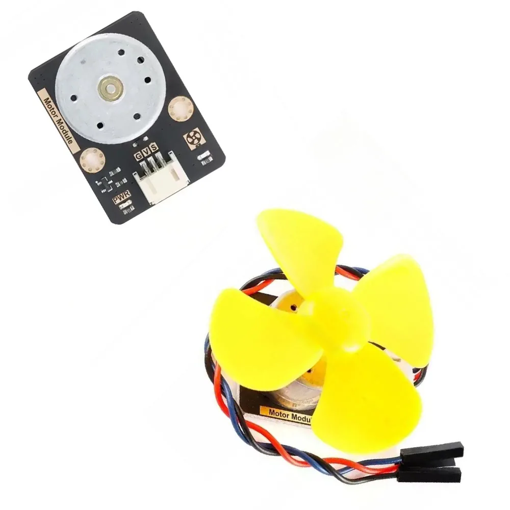 

3.3-5V 3500RPM Fan Motor Module DC Motor with Fan Blades PWM Speed Control Small Fan Module PH2.0-3pin Interface