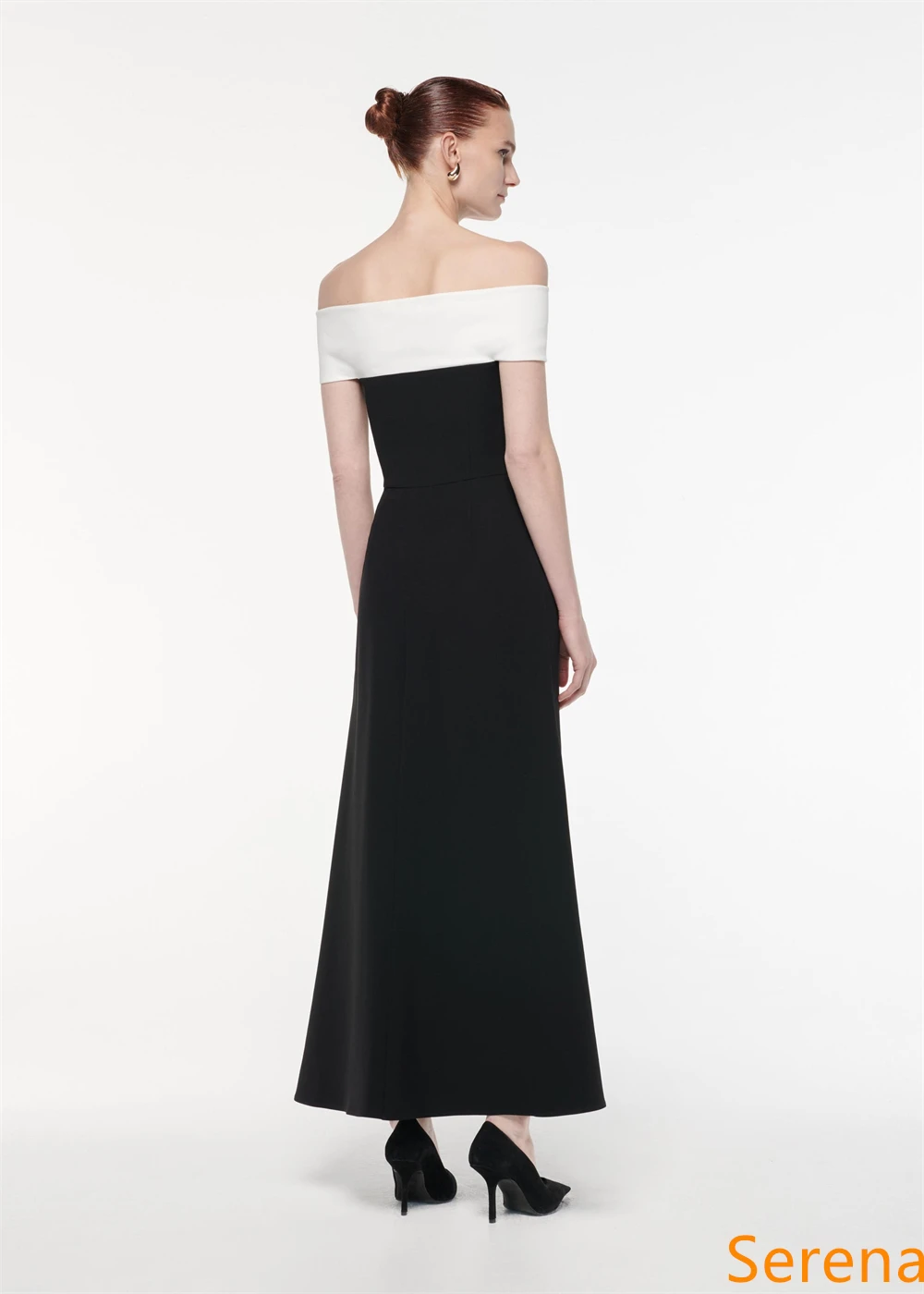 

Customized Exquisite Black Jersey Evening Dress High Quality Strapless Off the Shoulder Celebrity Gowns Classic Homecoming Dress