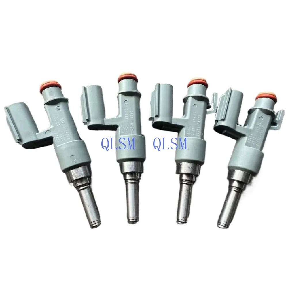 4pcs 23250-25020 fuel injectors for Toyota Camry, RAV4, Highlander 2.5L 2.7L 1ARFE/2ARFE engines, nozzle flow matching set