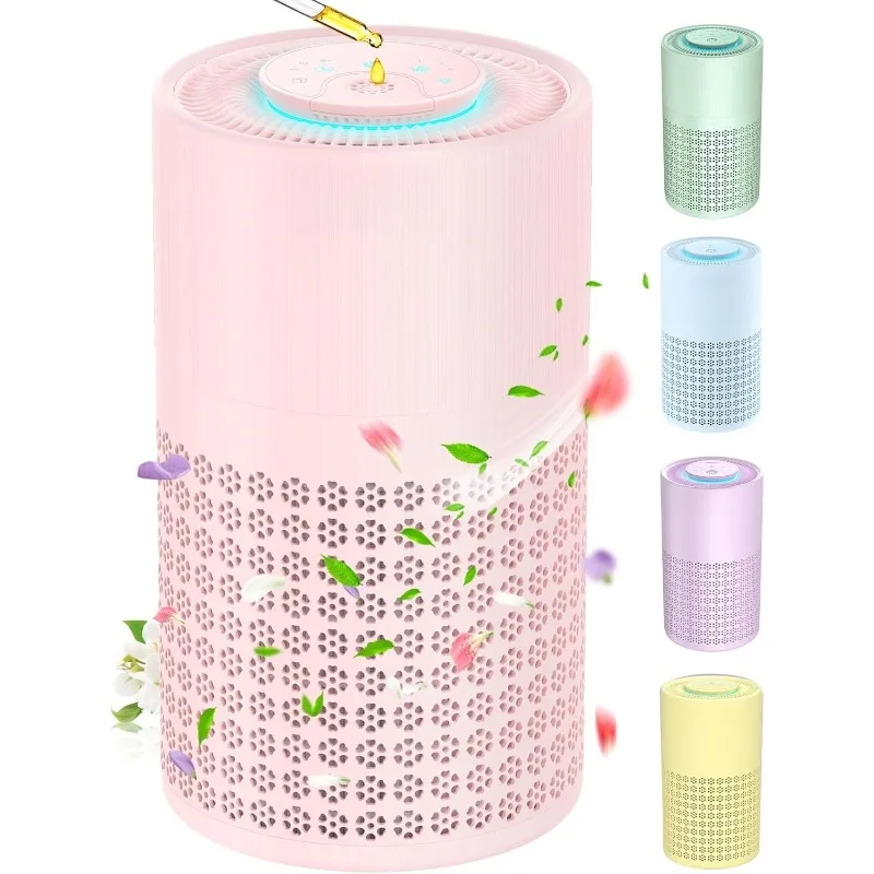 

Air Purifier for Bedroom with HEPA 3-in-1 Filter, Pet Air Purifier for Home Cat Pee Smell, Covers Upto 990 Ft², Quiet 36