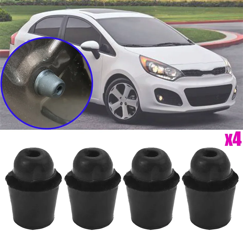 4pcs 8219128010 Rubber For KIA Ceed SW Stonic Mohave Rio Magentis Sorento Cerato Door Buffer Pad Anti Shock Bump Stop