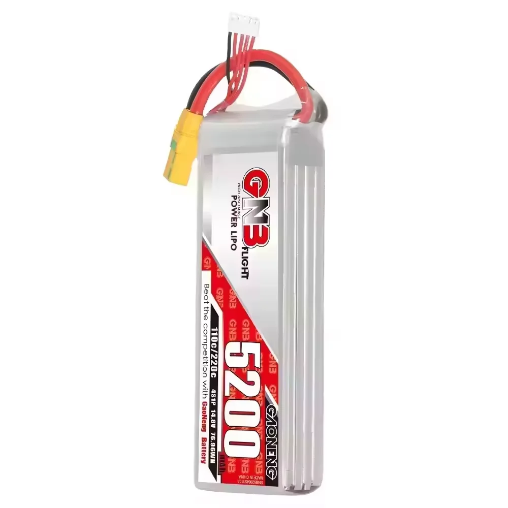 5200mah 4S 14.8V 110C 220C XT90S Plug Anti Spark LiPo  Battery with RC Accessories