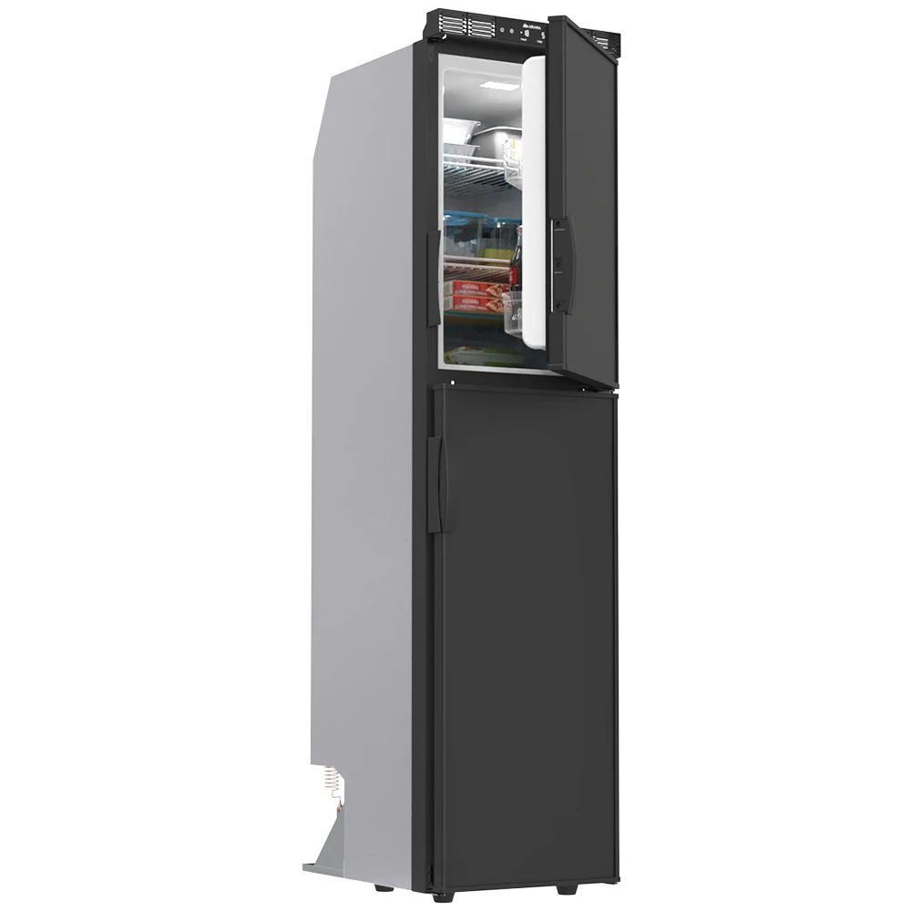 RV Refrigerator,Ultra-Silent Operation DC 12V/24V 80W 185L Compressor Fridge Camping Tent Freezer for RV Exterior Electrical