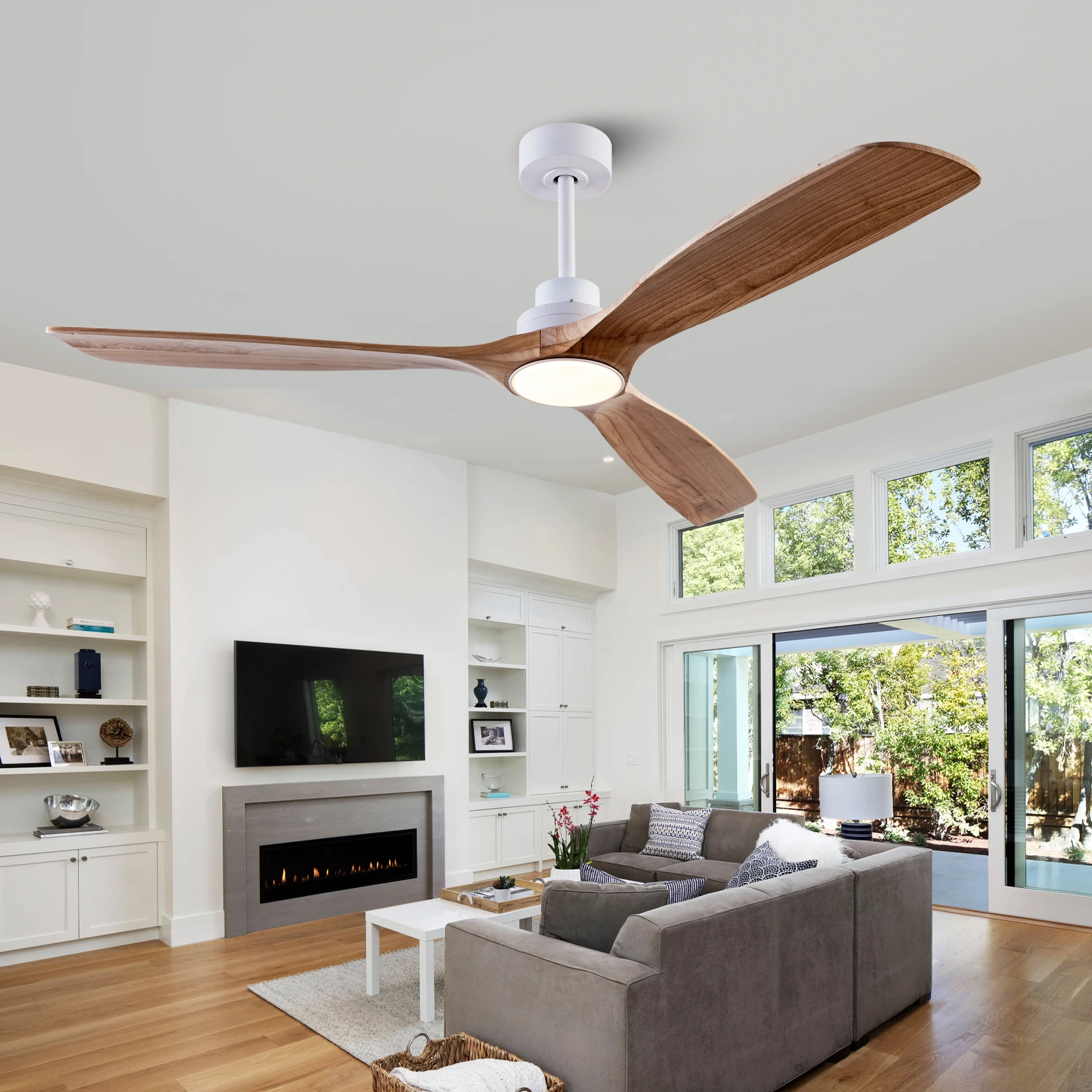 Ceiling Fan Dc Motor 52 Inch - พัดลมเพดานไม้ธรรมชาติ ขนาด 42 52 60 นิ้ว