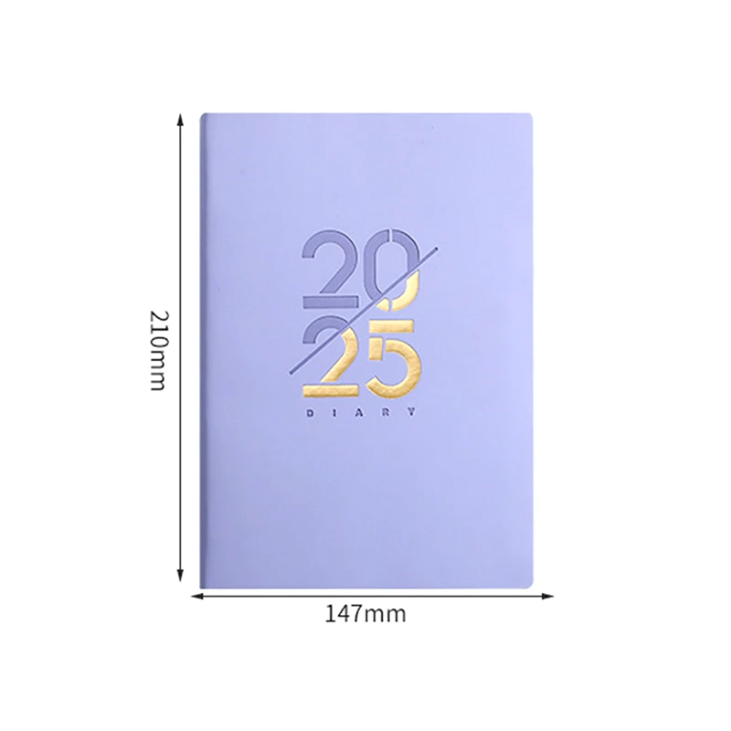 Jan 2025 To Dec 2025 Planner Notebook A5 Agenda Spanish Inner 80GSM Monthly/Weekly/Daily School Supplies Stationery