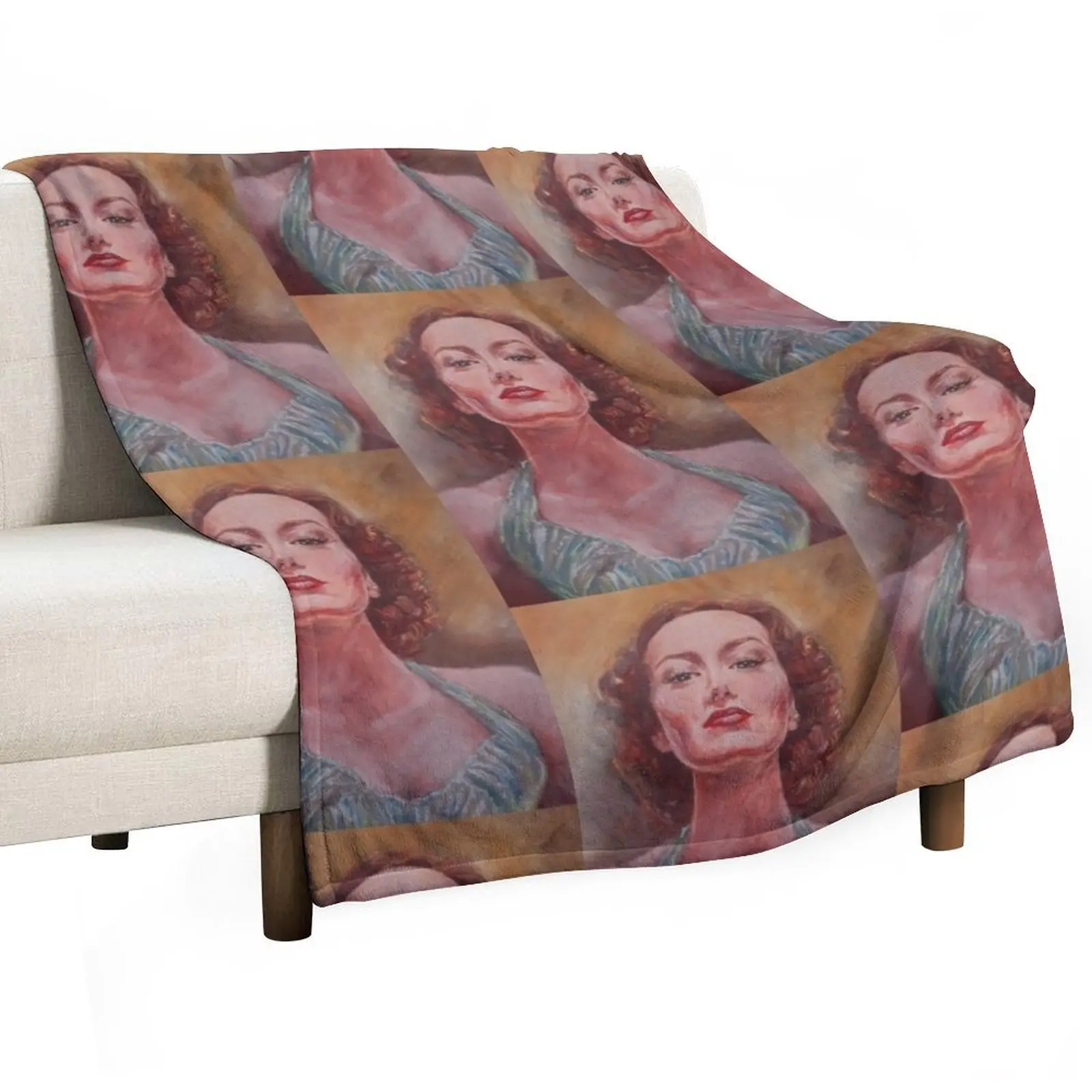 Joan the Goddess Throw Blanket Blankets Sofas Of Decoration Blankets For Baby Thin blankets and throws