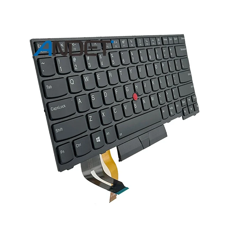 Imagem -03 - Lenovo-thinkpad Laptop Keyboard Preto Inglês Retroiluminação dos Eua Novo Original Gen Gen 5n20v43904 5n20v44048 T14 P14s